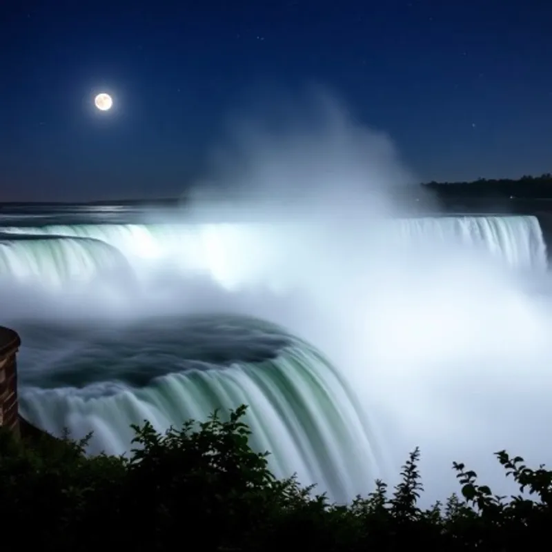 Starry Niagara Night Pyment image